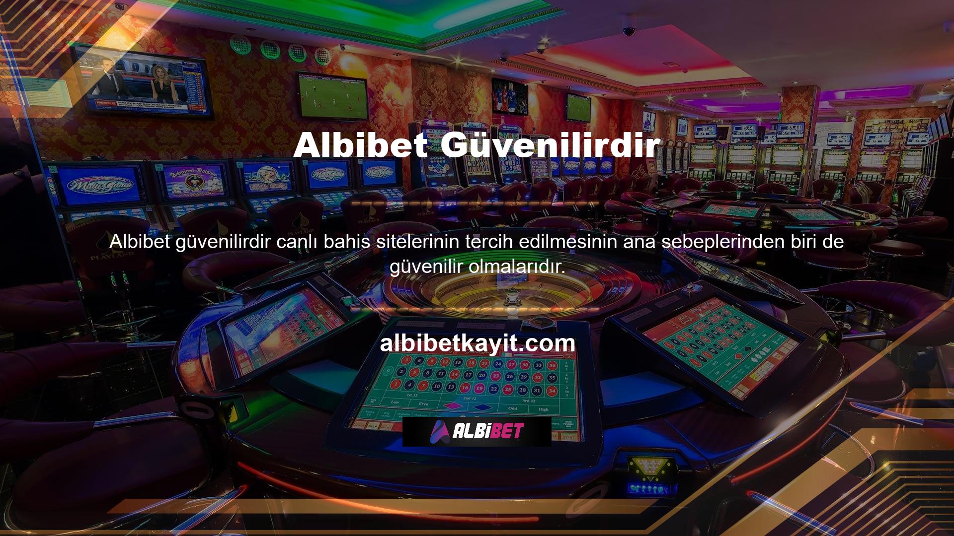 Yazının başında da belirttiğimiz gibi Albibet ülkemizde ve dünyada en popüler sitelerden biridir
