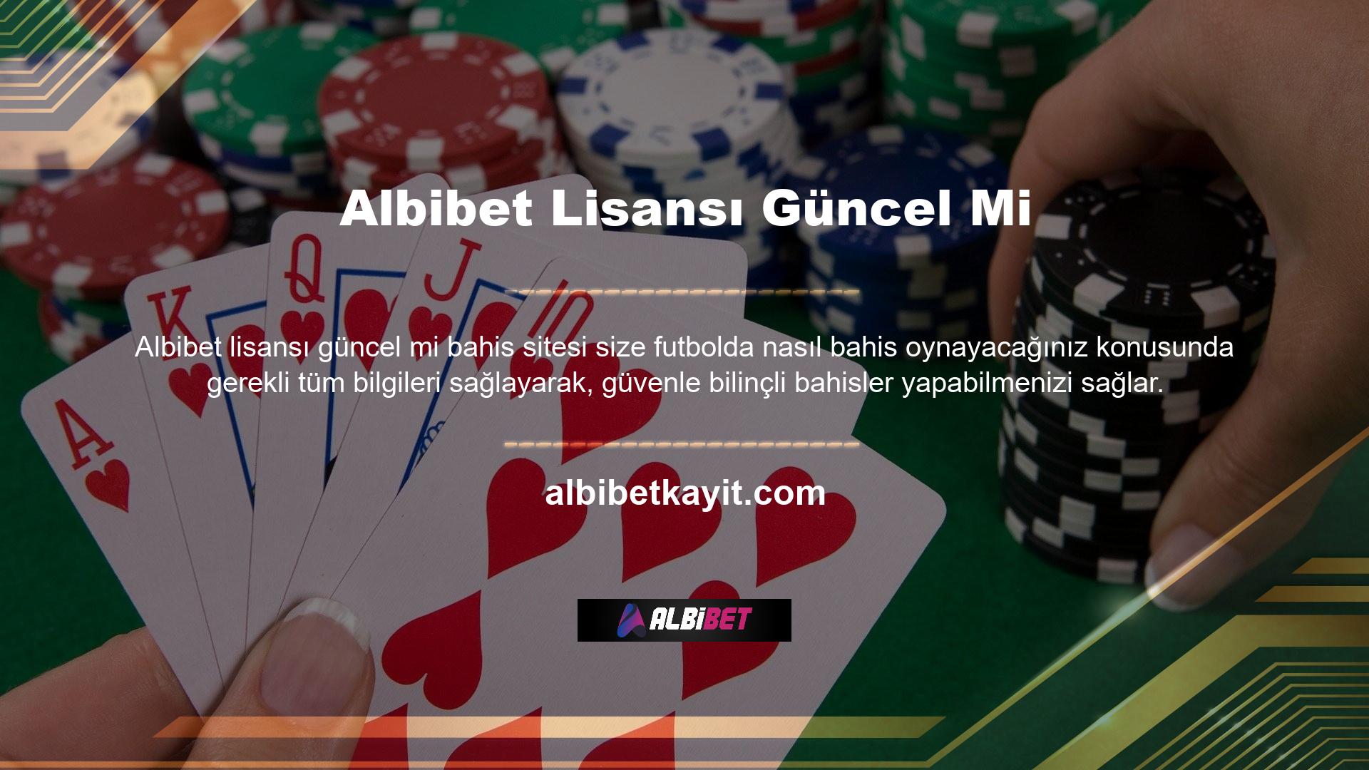 Bir futbol maçında üç olası sonucun olduğunun farkında olmak önemlidir